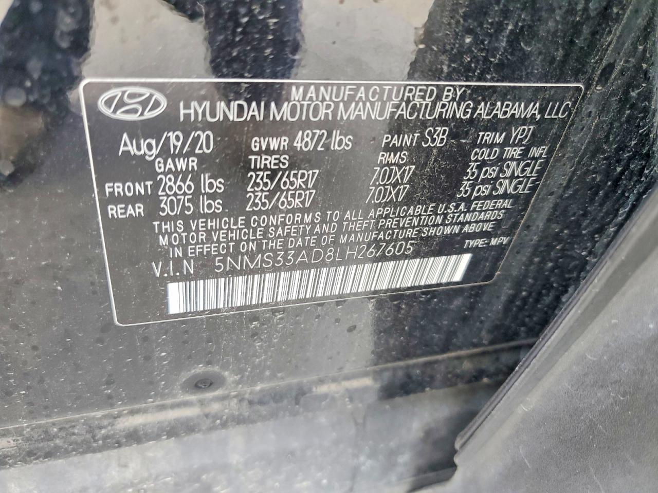 Hyundai SANTA FE Sel