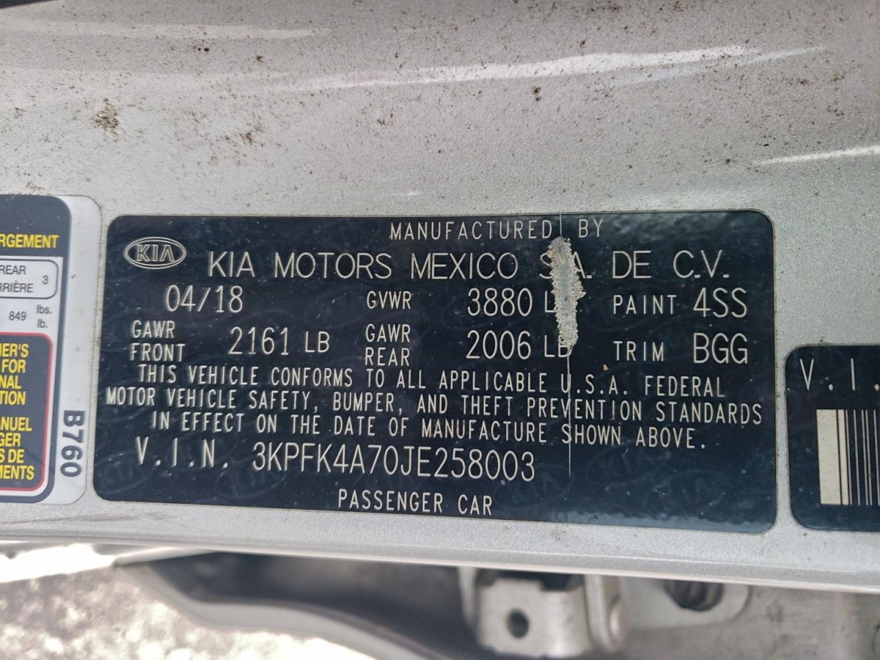 Kia Forte Lx
