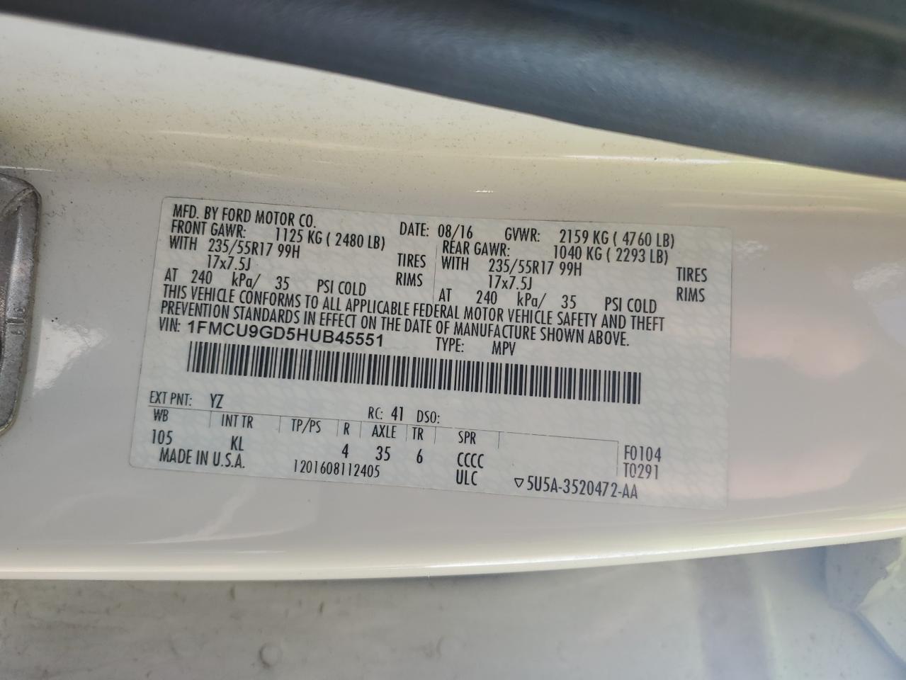 Ford Escape Se