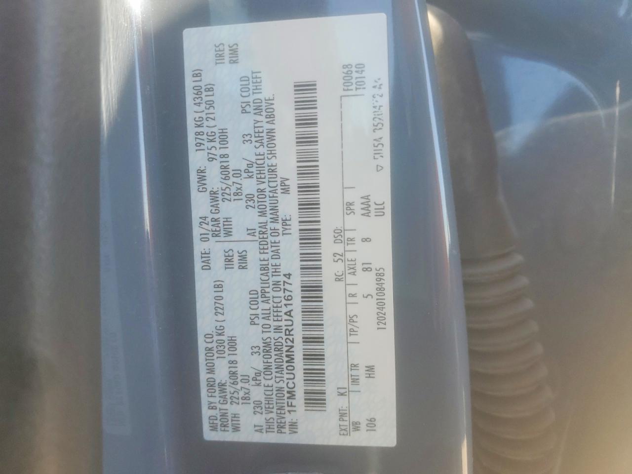 Ford Escape St Line