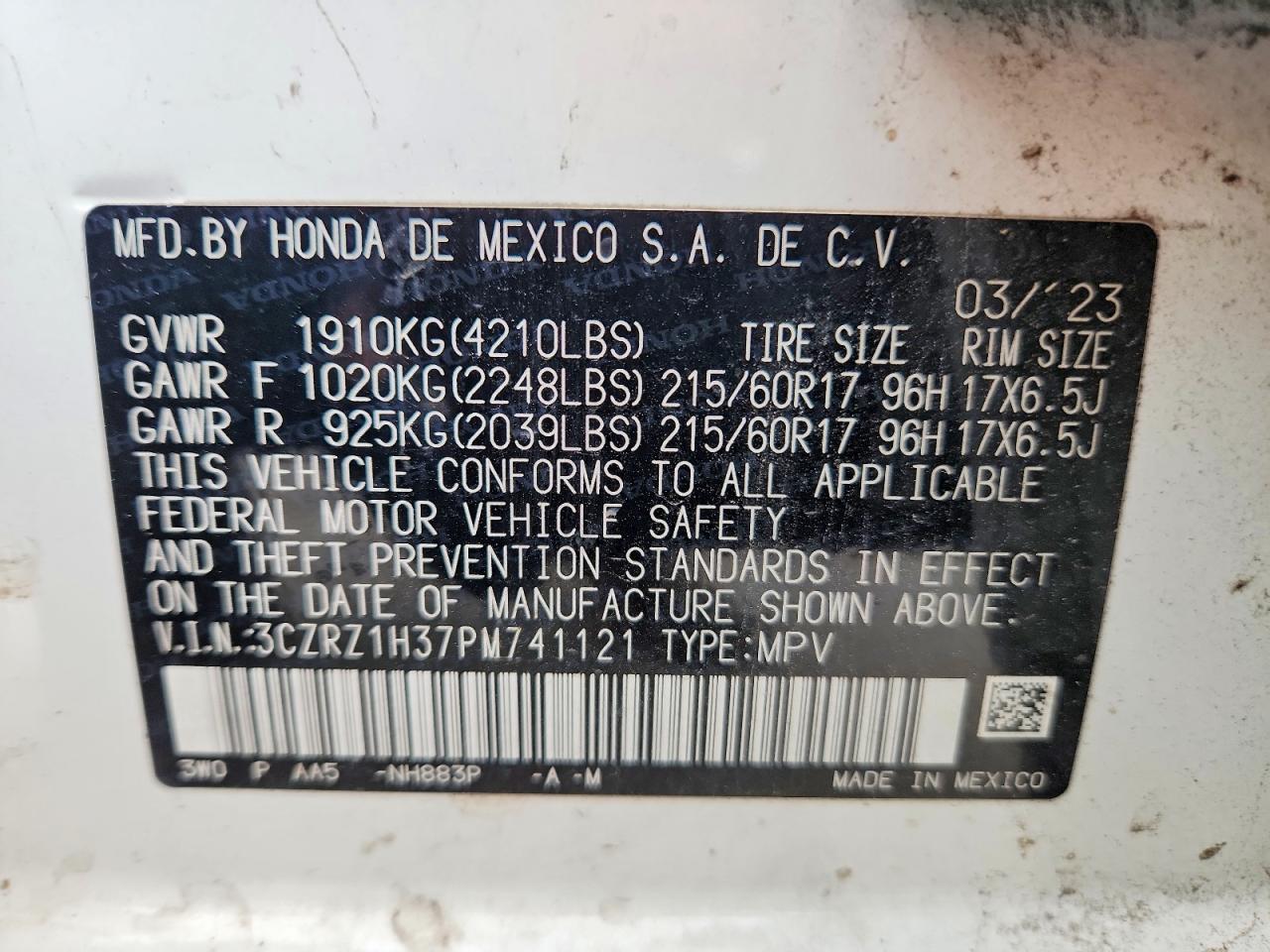 Honda HR-V Lx