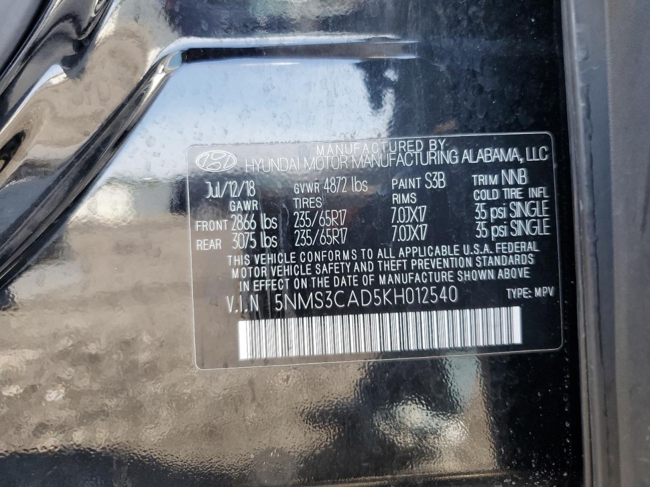 Hyundai SANTA FE Sel