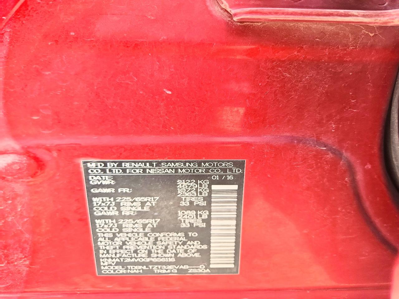 Nissan Rogue Sv