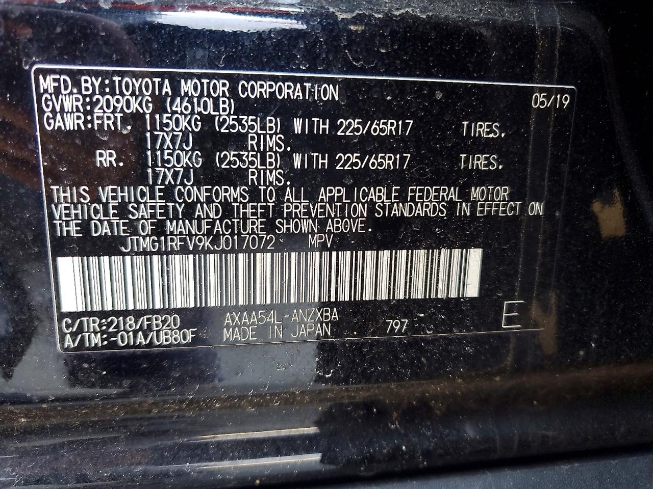 Toyota RAV4 Le