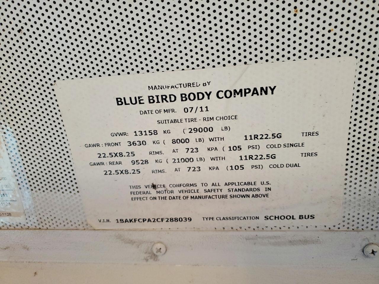 Blue Bird School Bus