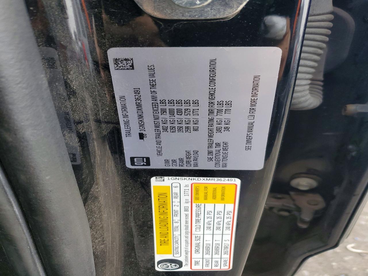 Chevrolet Tahoe K1500 Lt