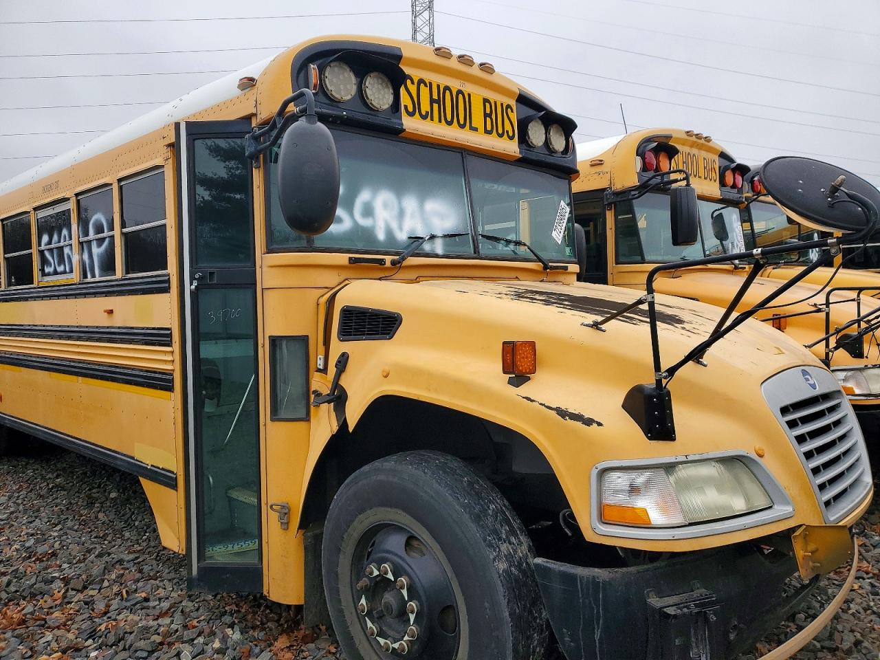 Salvage Blubird School Bus Transit Bus Image