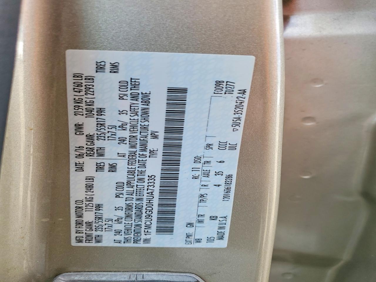 Ford Escape Se