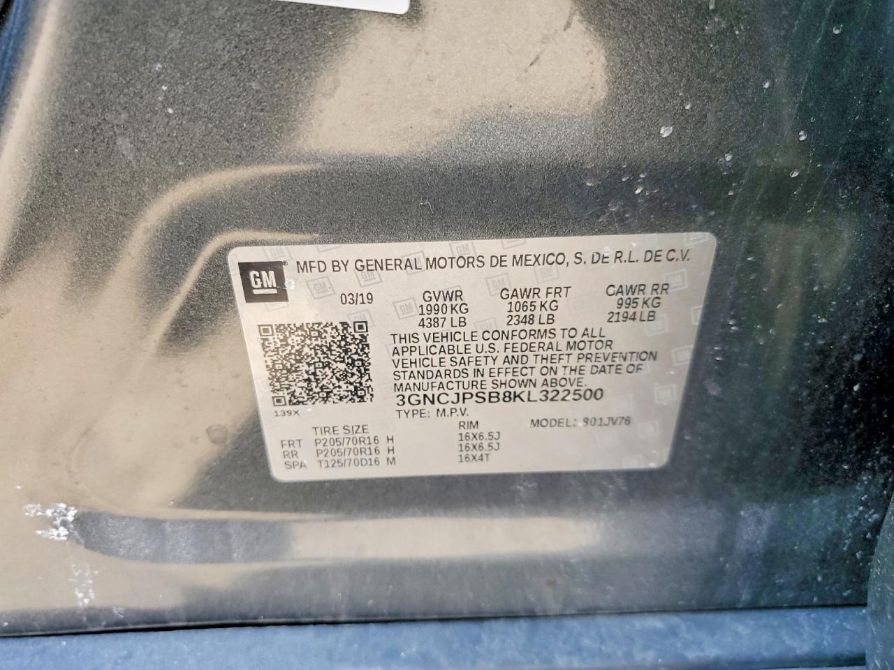 Chevrolet Trax 1lt