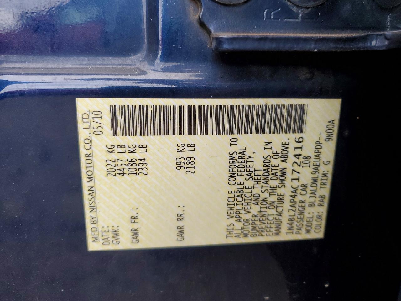 Nissan Altima 3.5 Sr
