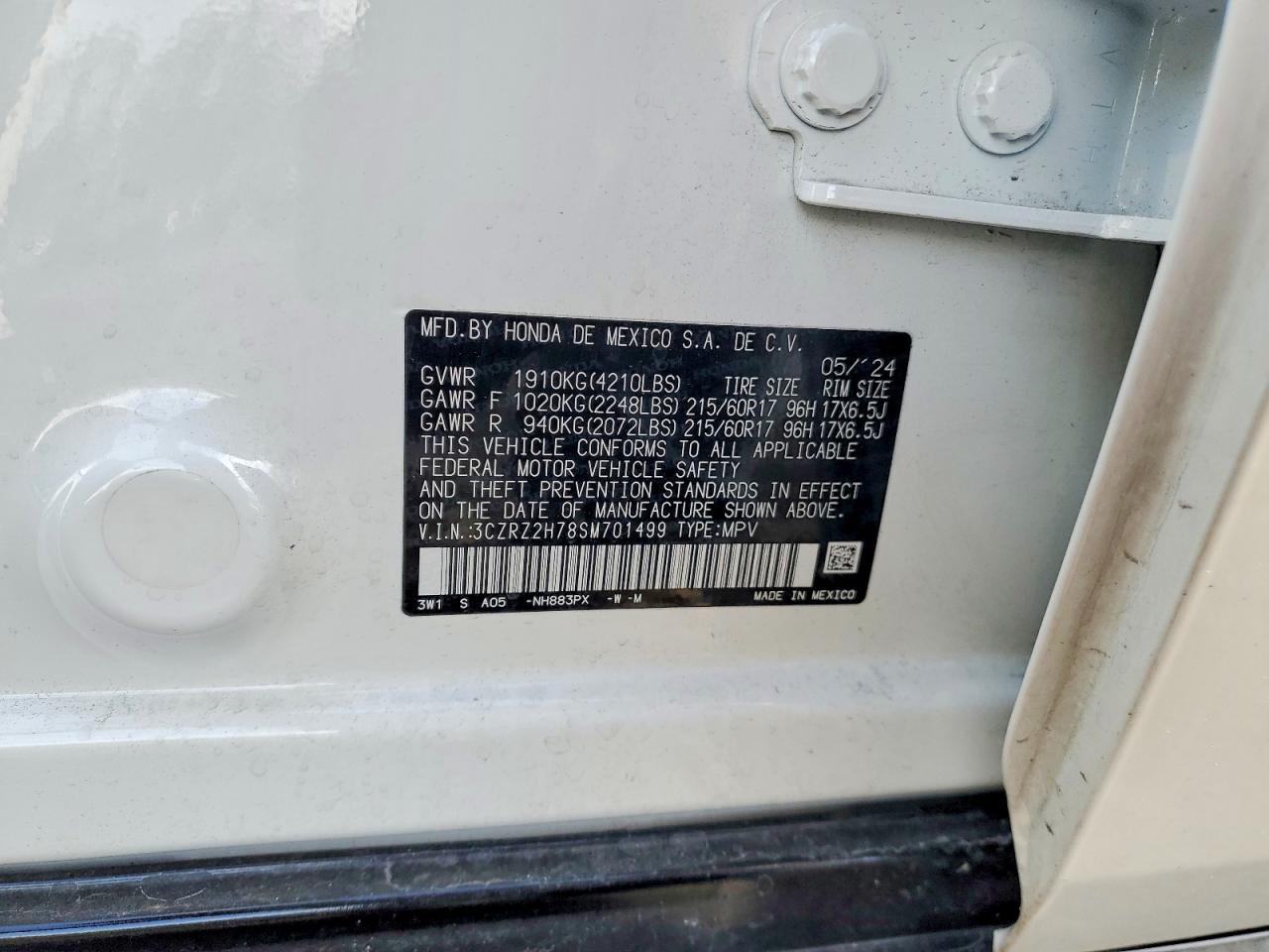 Honda HR-V Exl