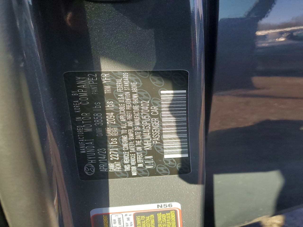 Hyundai ELANTRA Sel