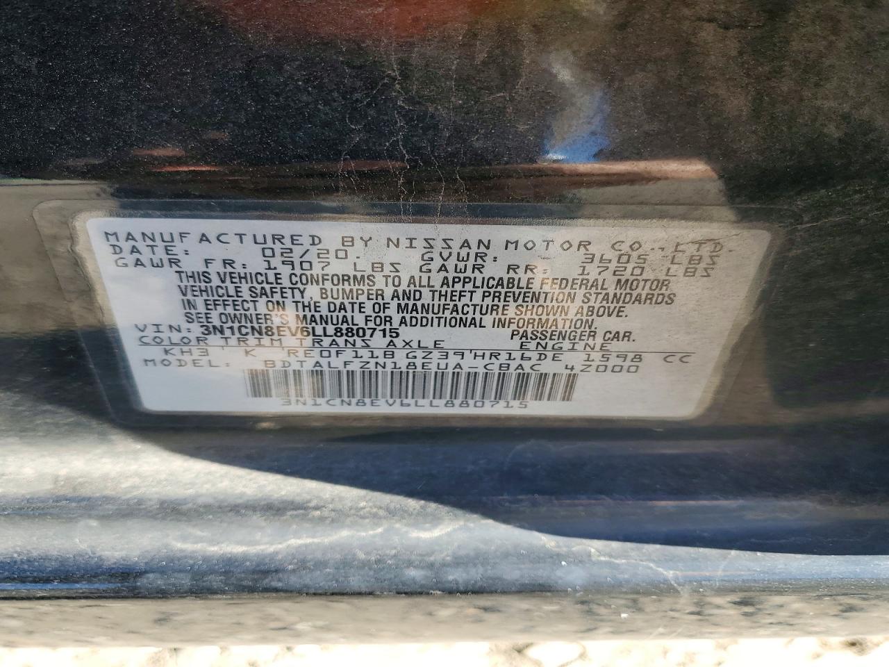Nissan Versa Sv