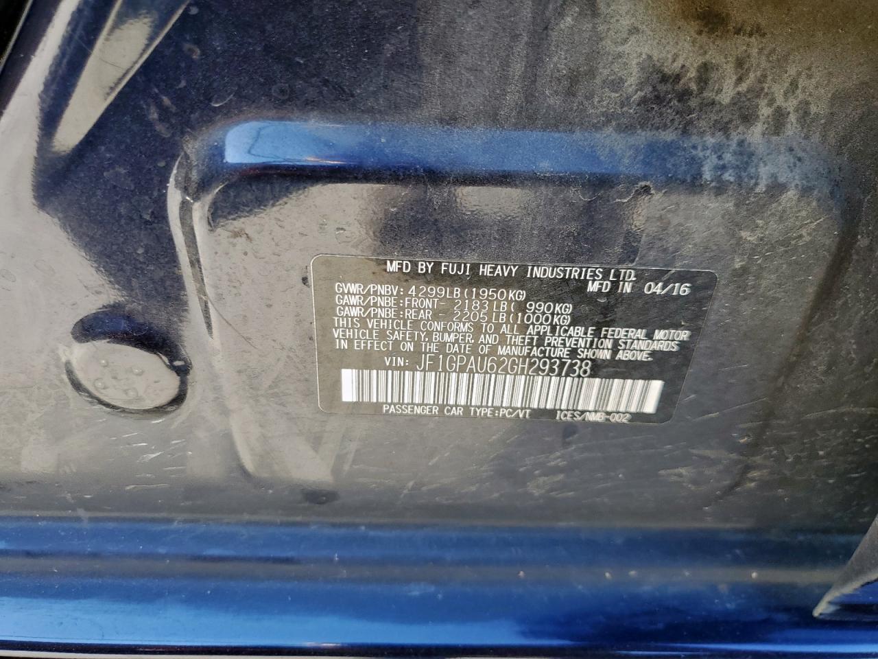 Subaru Impreza Sport Limited