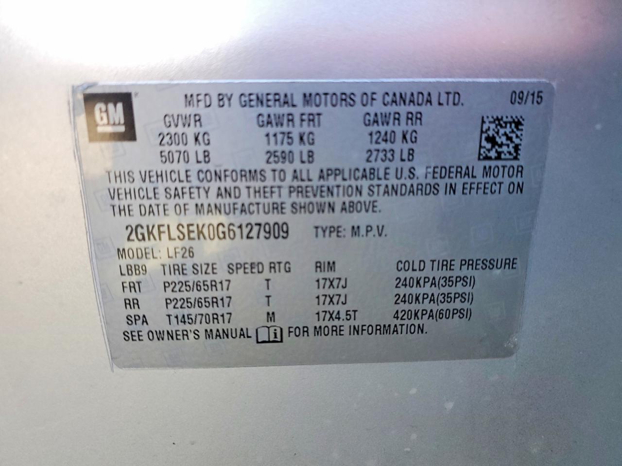 GMC Terrain Sle