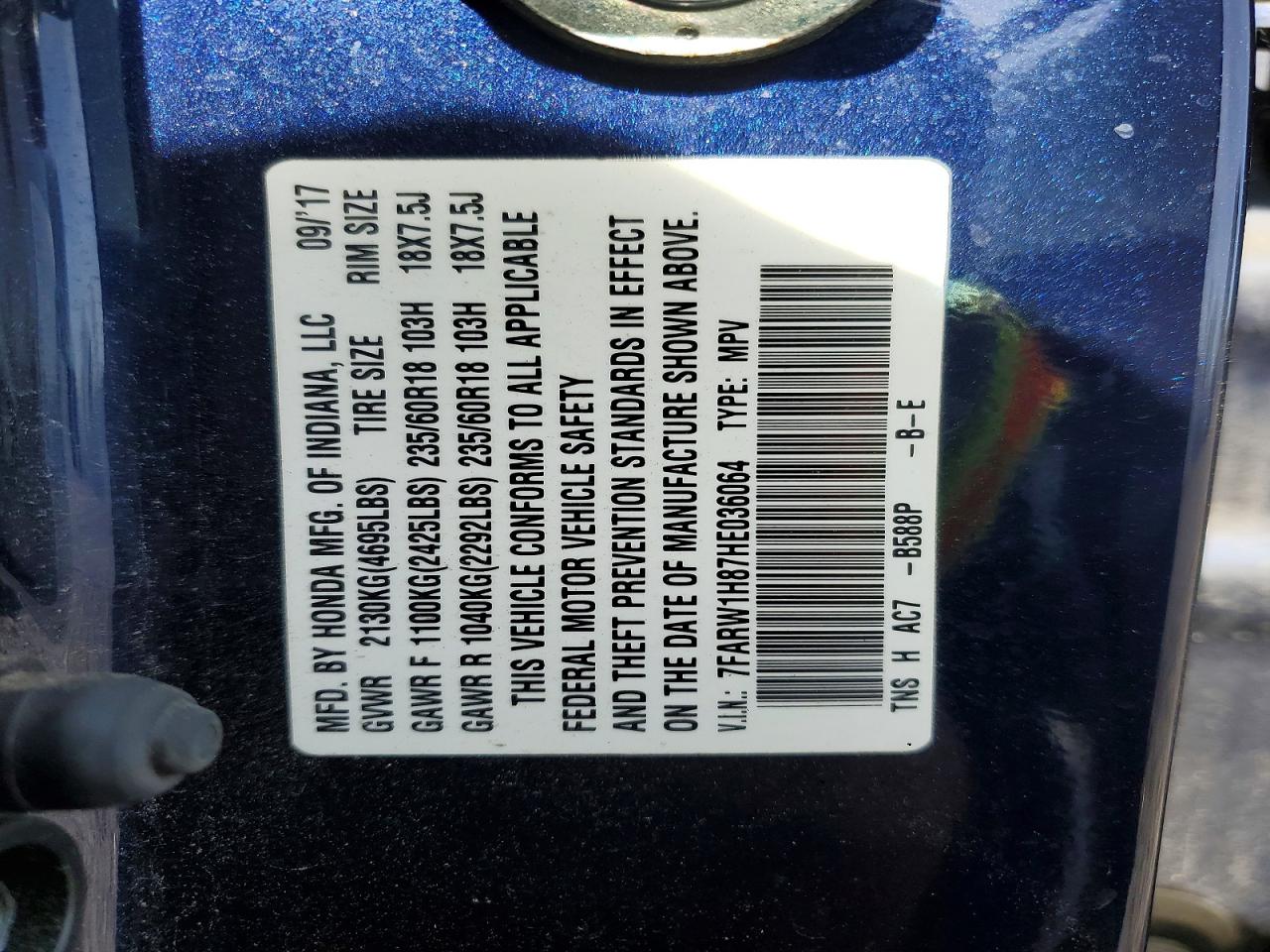 Honda Crv Exl