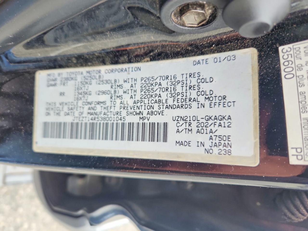 Toyota 4Runner Sr5
