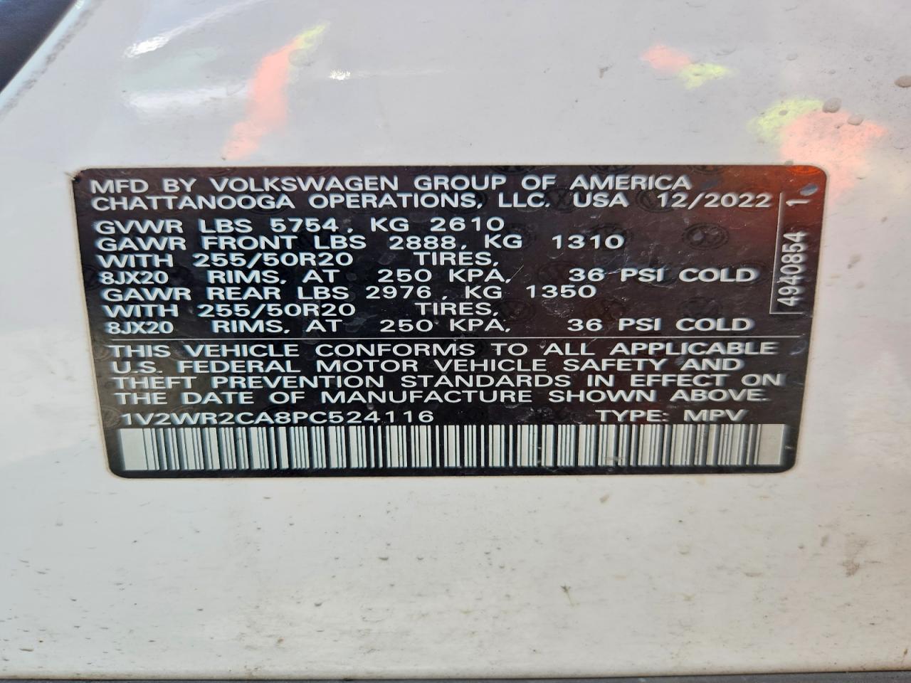 Volkswagen Atlas Se