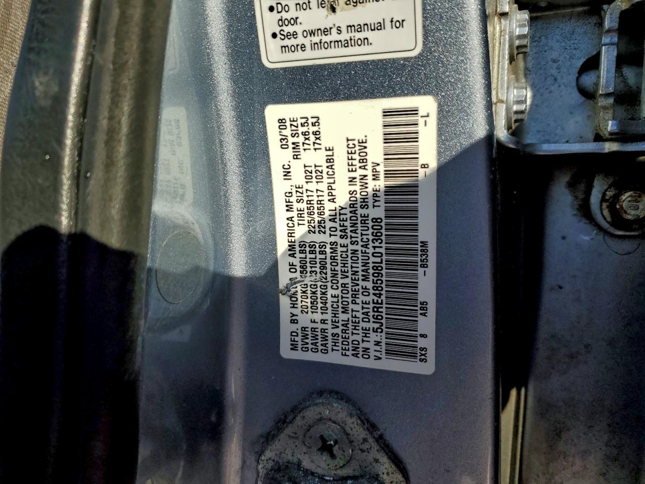 Honda Crv Ex