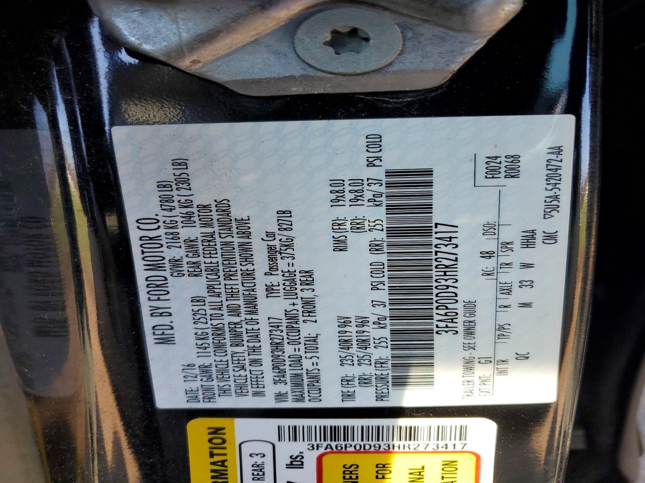 Ford Fusion Titanium