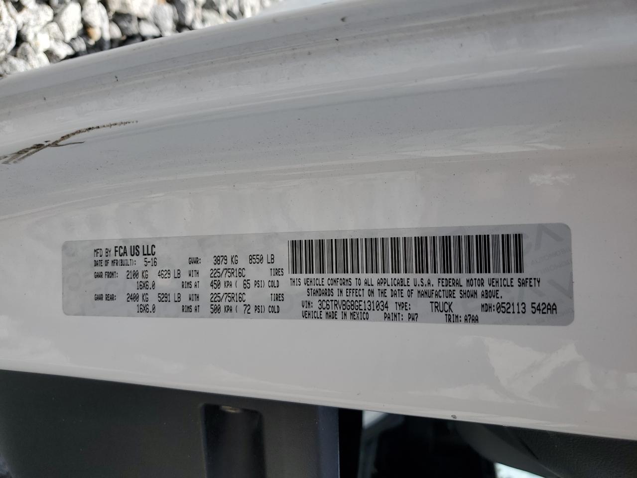 Ram Promaster 1500 High