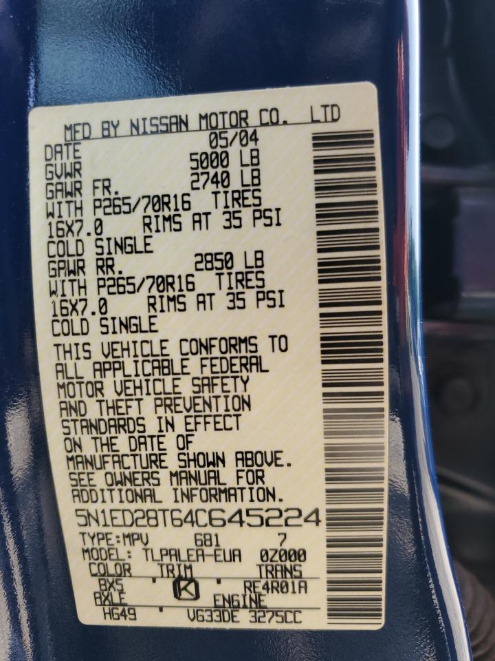 Nissan Xterra Xe