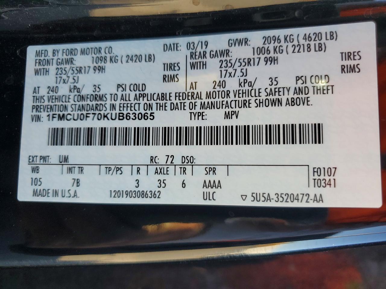 Ford Escape S