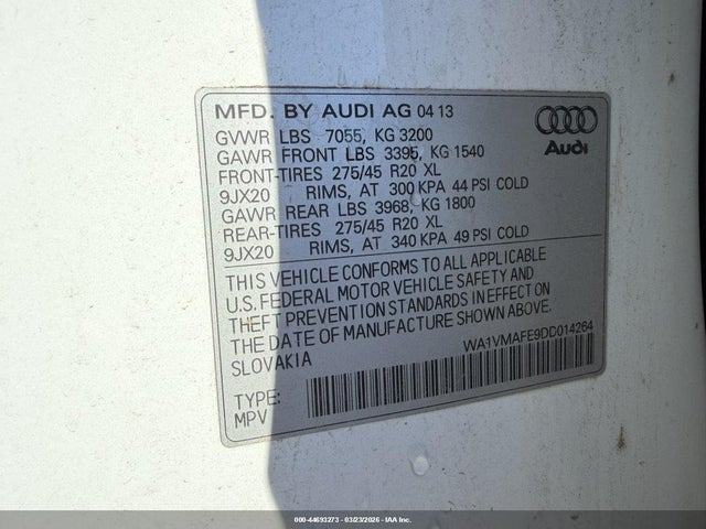 Audi Q7 3.0 Tdi Premium