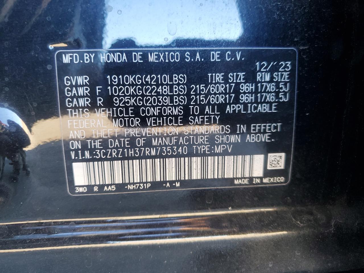 Honda HR-V Lx