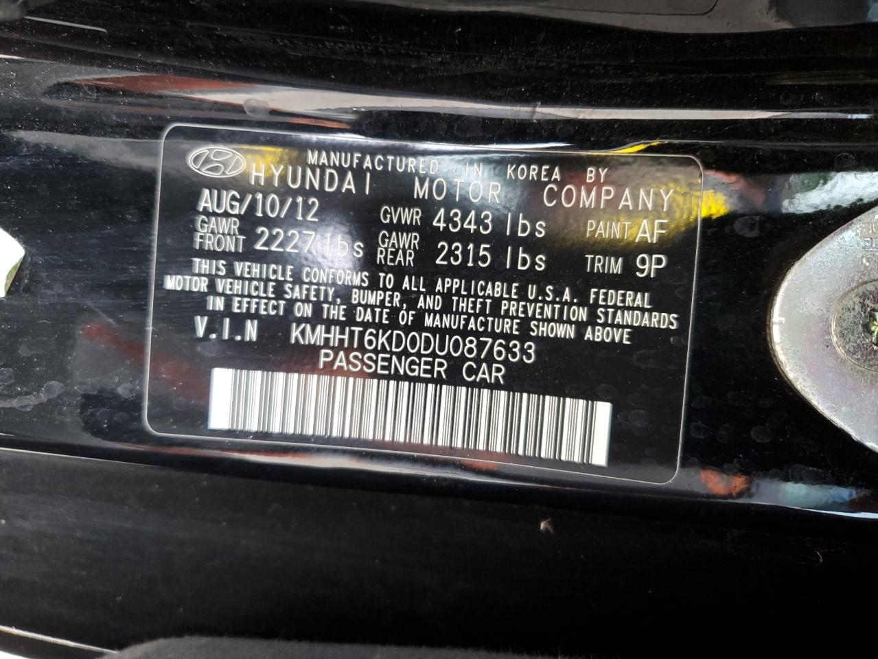 Hyundai Genesis 2.0t Premium