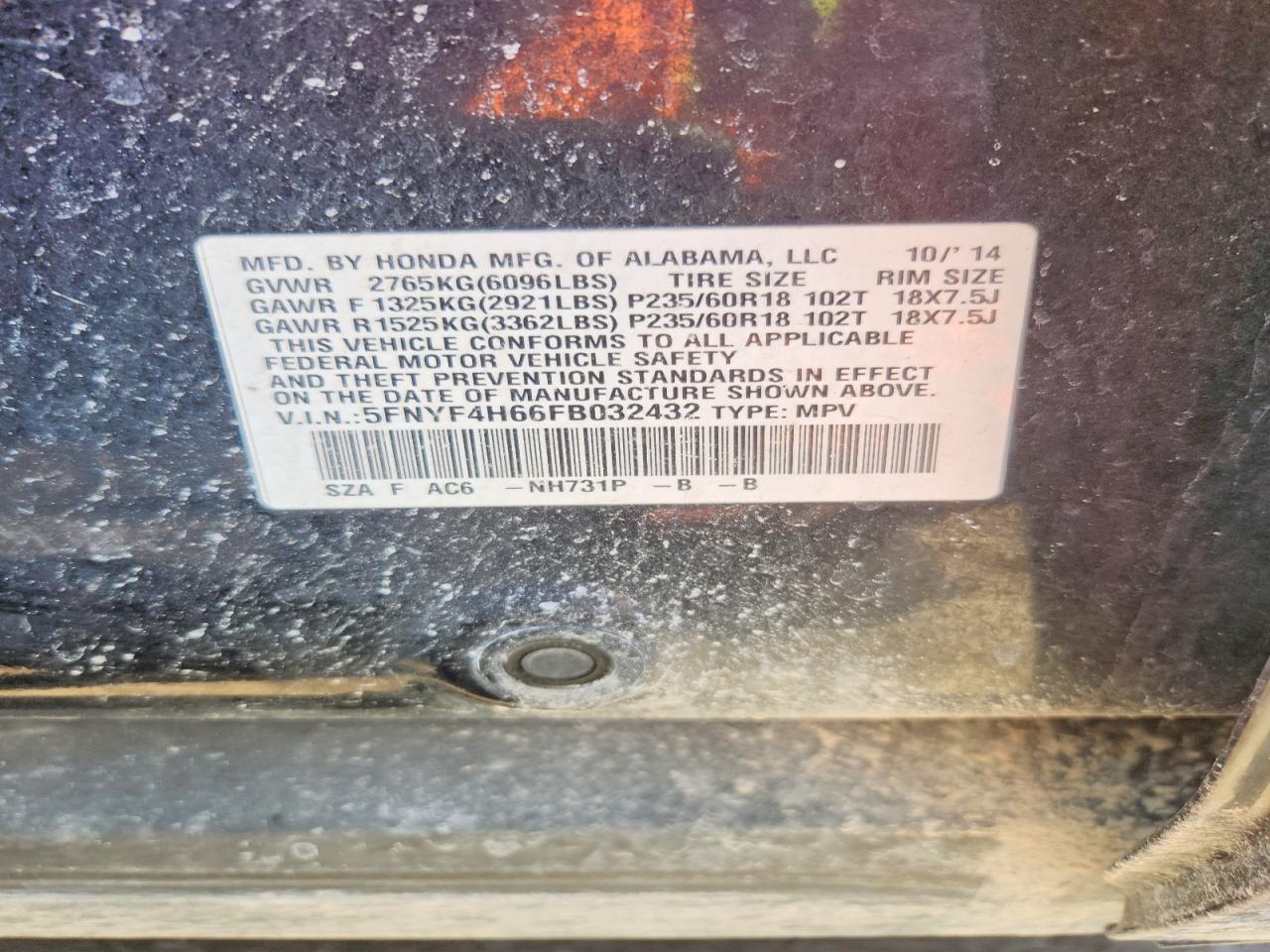 Honda Pilot Exl