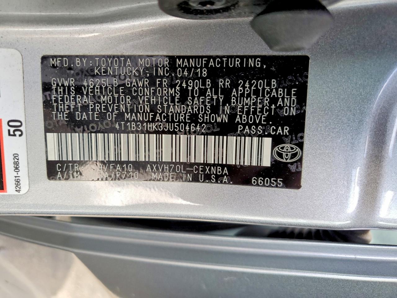 Toyota Camry Le
