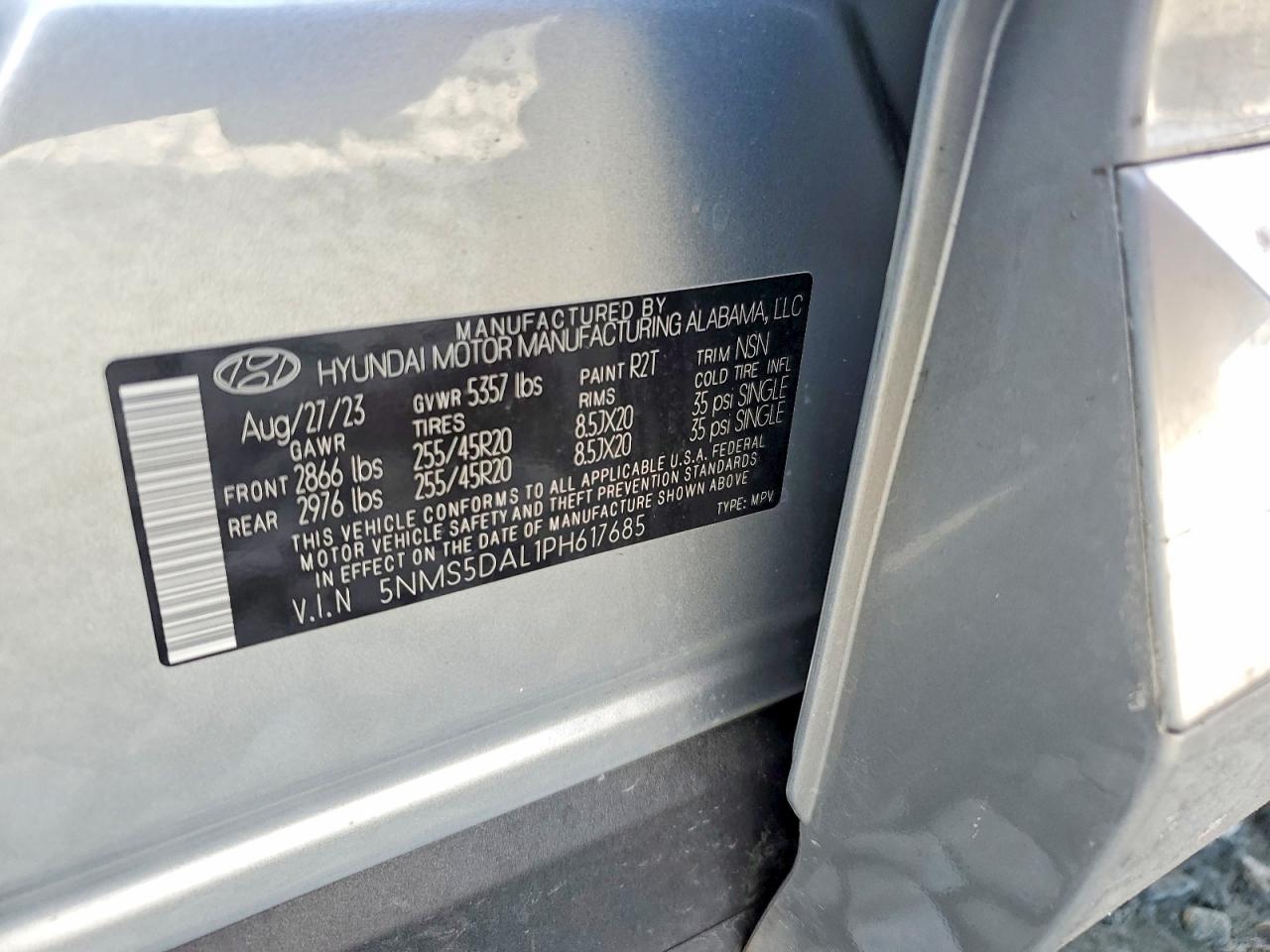 Hyundai SANTA FE Calligraphy