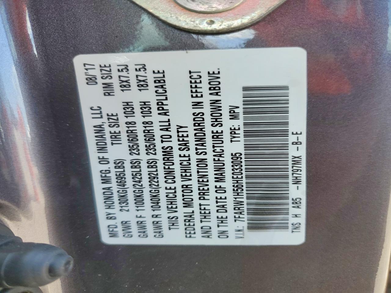 Honda Crv Ex
