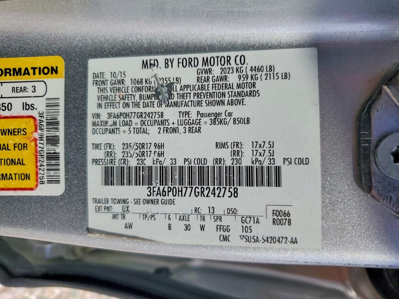 Ford Fusion Se
