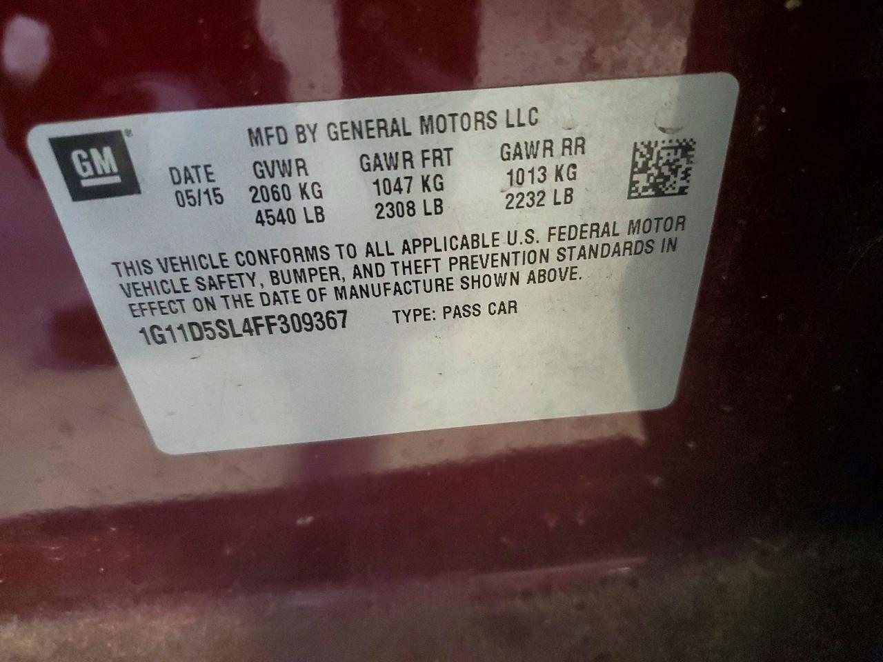 Chevrolet Malibu 2lt