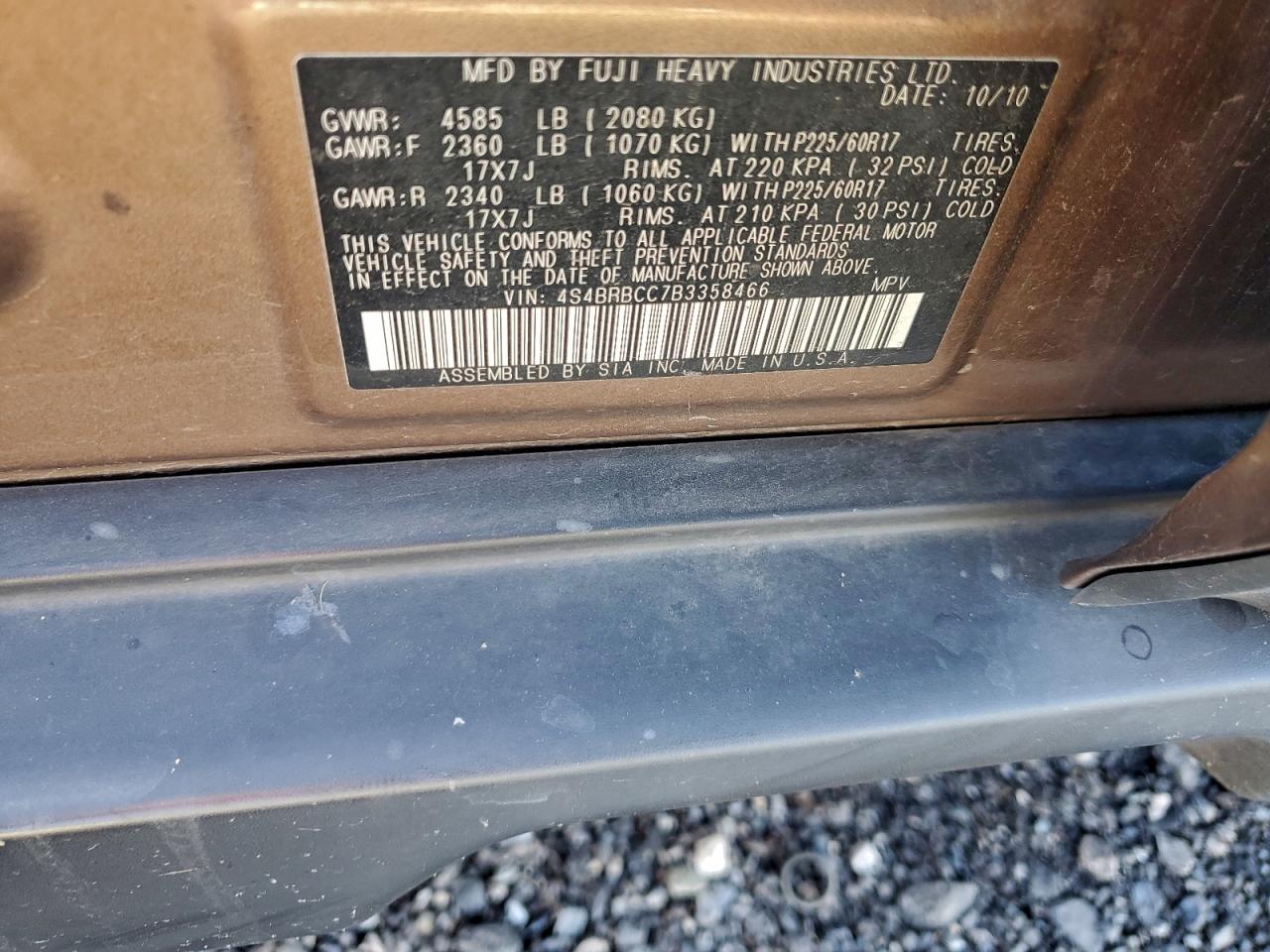 Subaru Outback 2.5i Premium