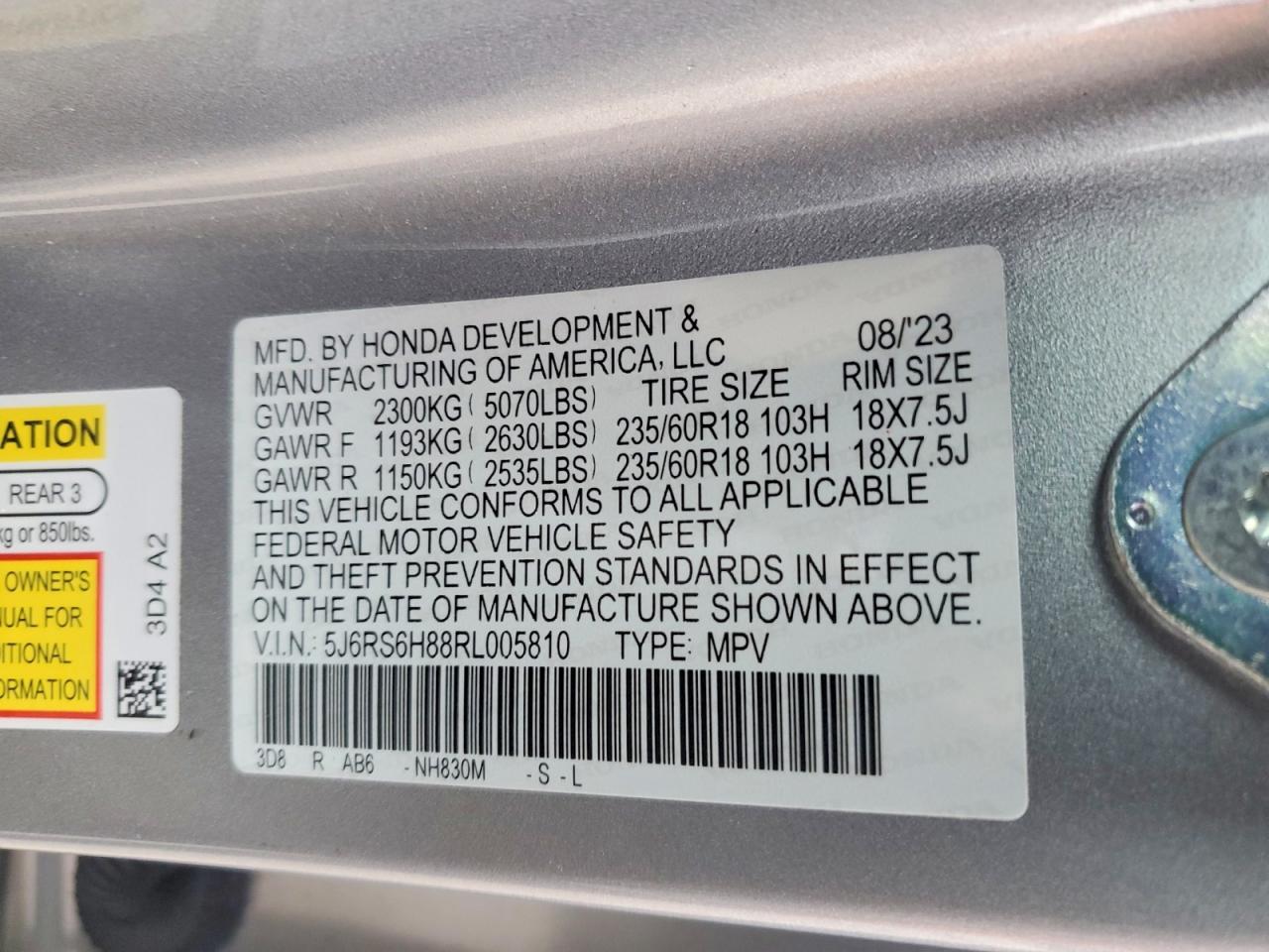 Honda Crv Sport-l