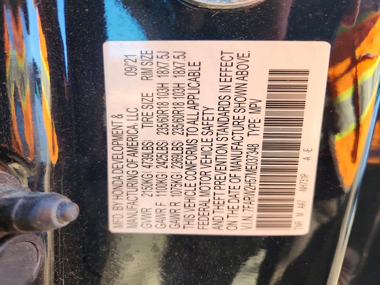 Honda Crv Ex