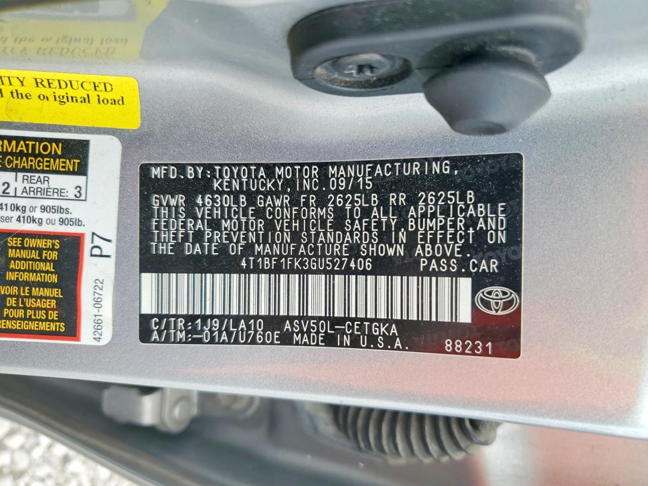 Toyota Camry Xle