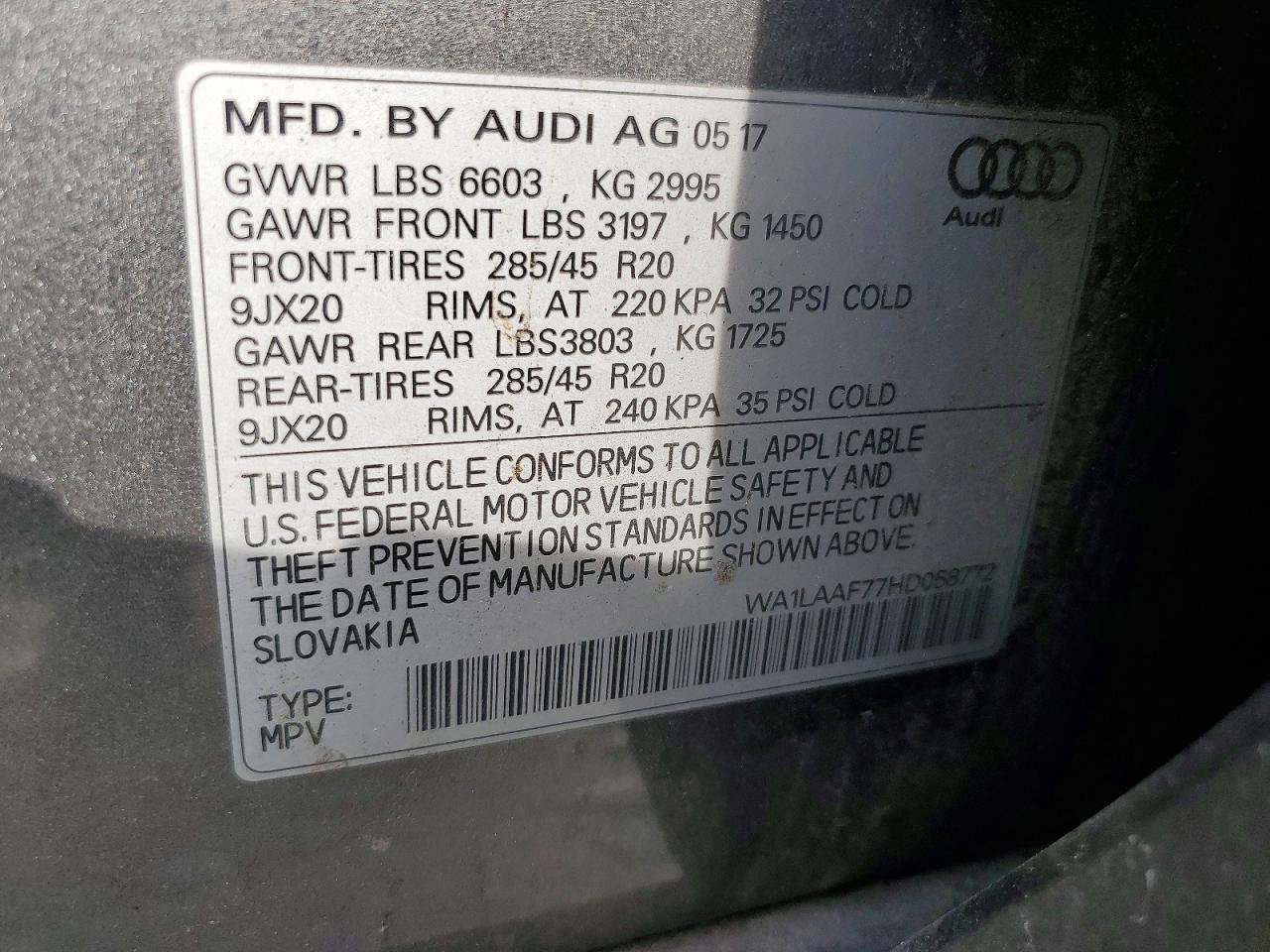 Audi Q7 Premium Plus