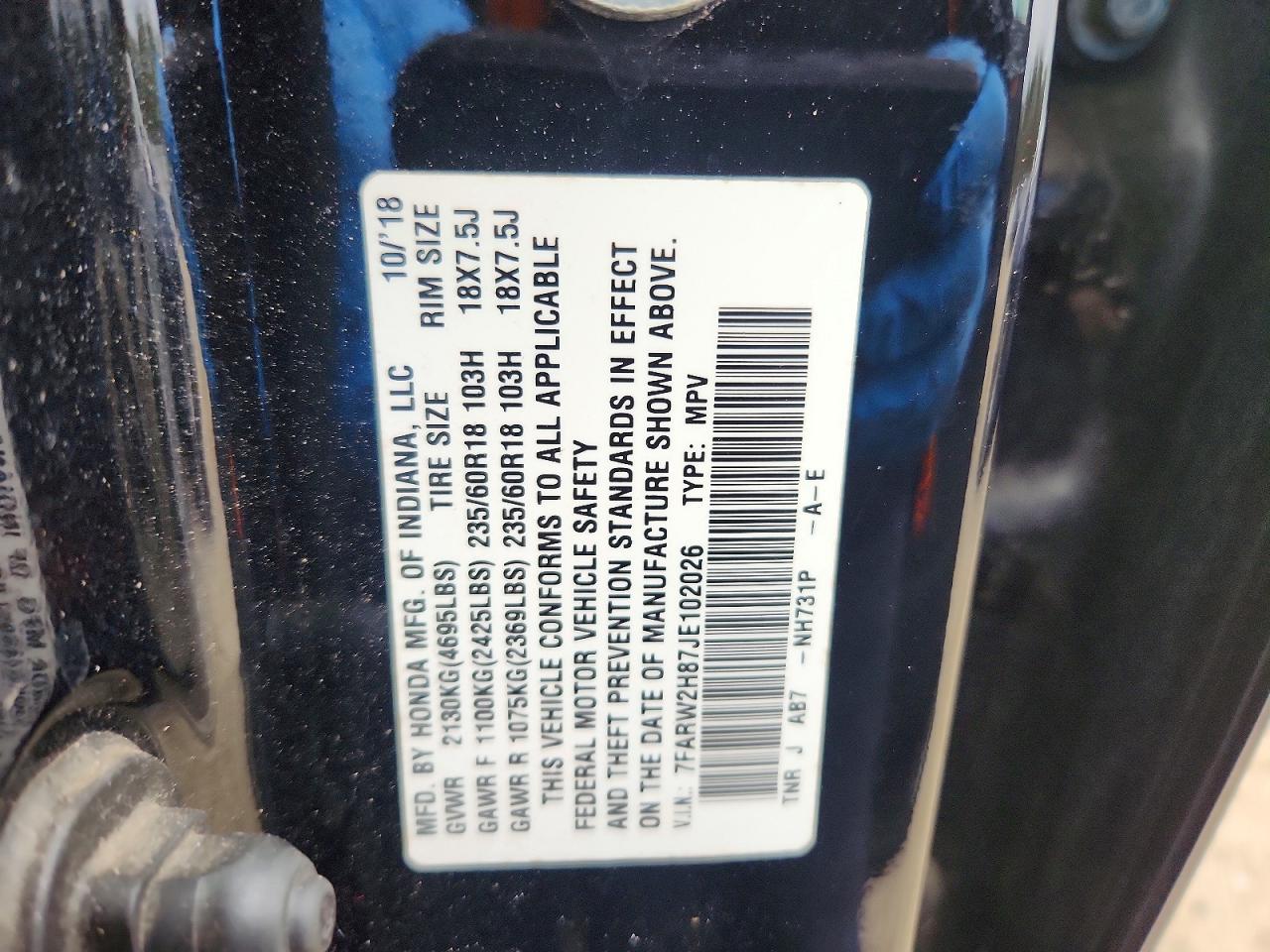 Honda Crv Exl