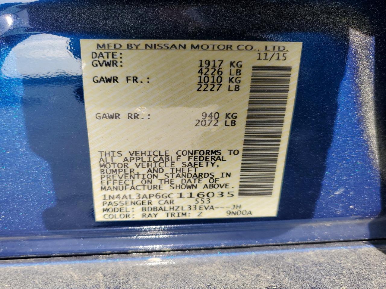 Nissan Altima 2.5 Sr
