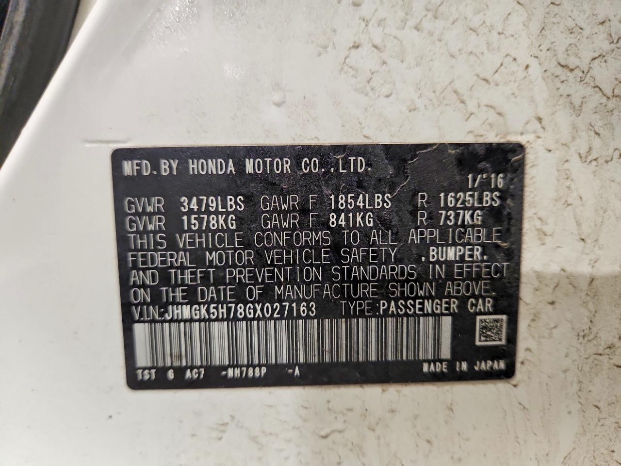 Honda Fit Ex