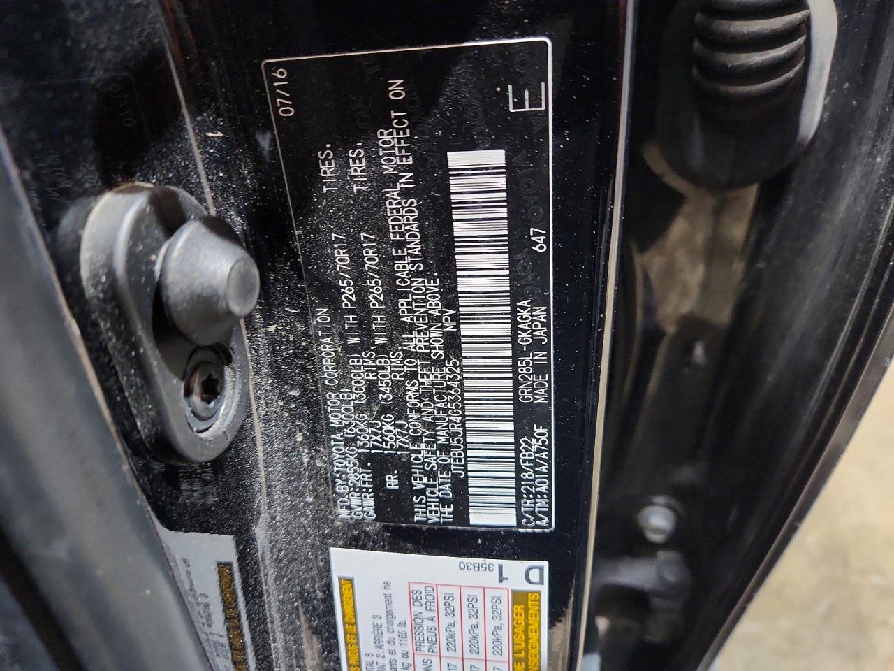 Toyota 4Runner Sr5