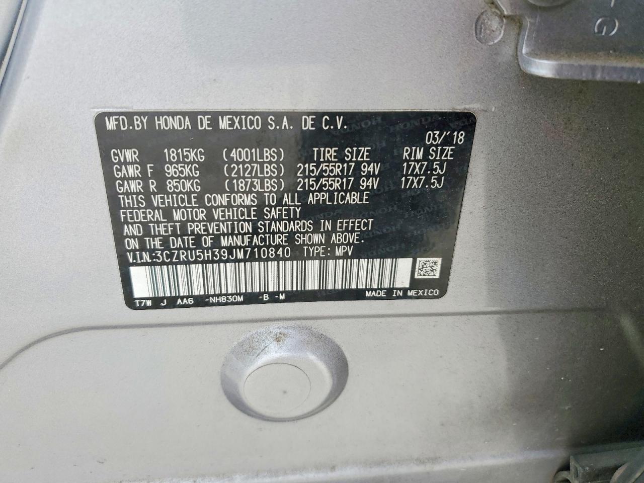 Honda HR-V Lx
