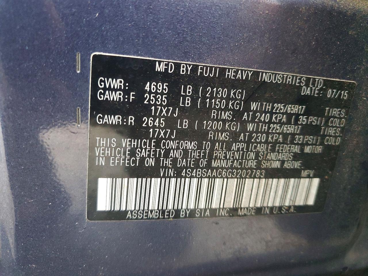Subaru Outback 2.5i
