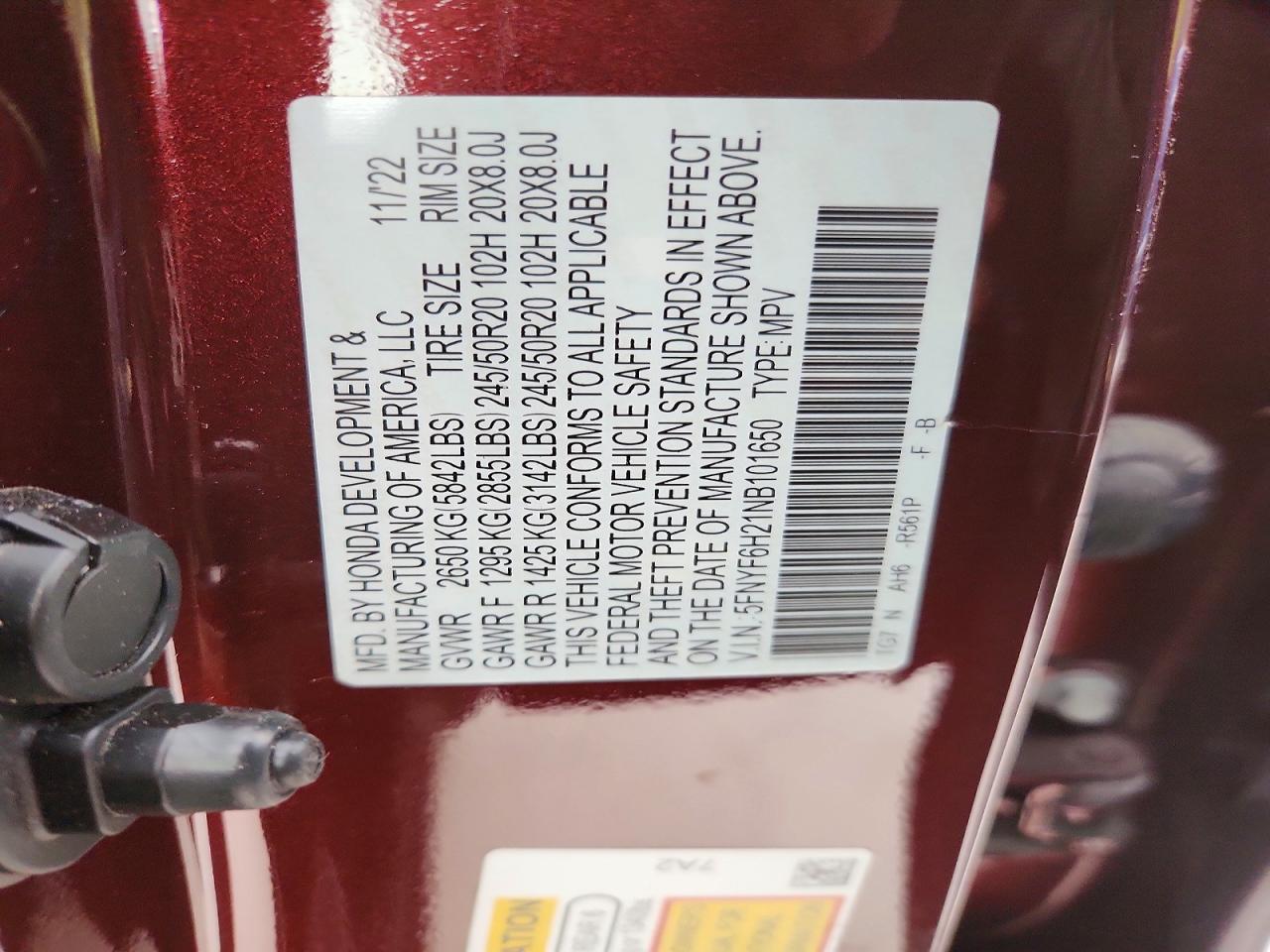 Honda Pilot Se