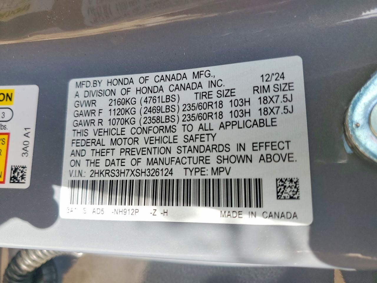 Honda Crv Exl