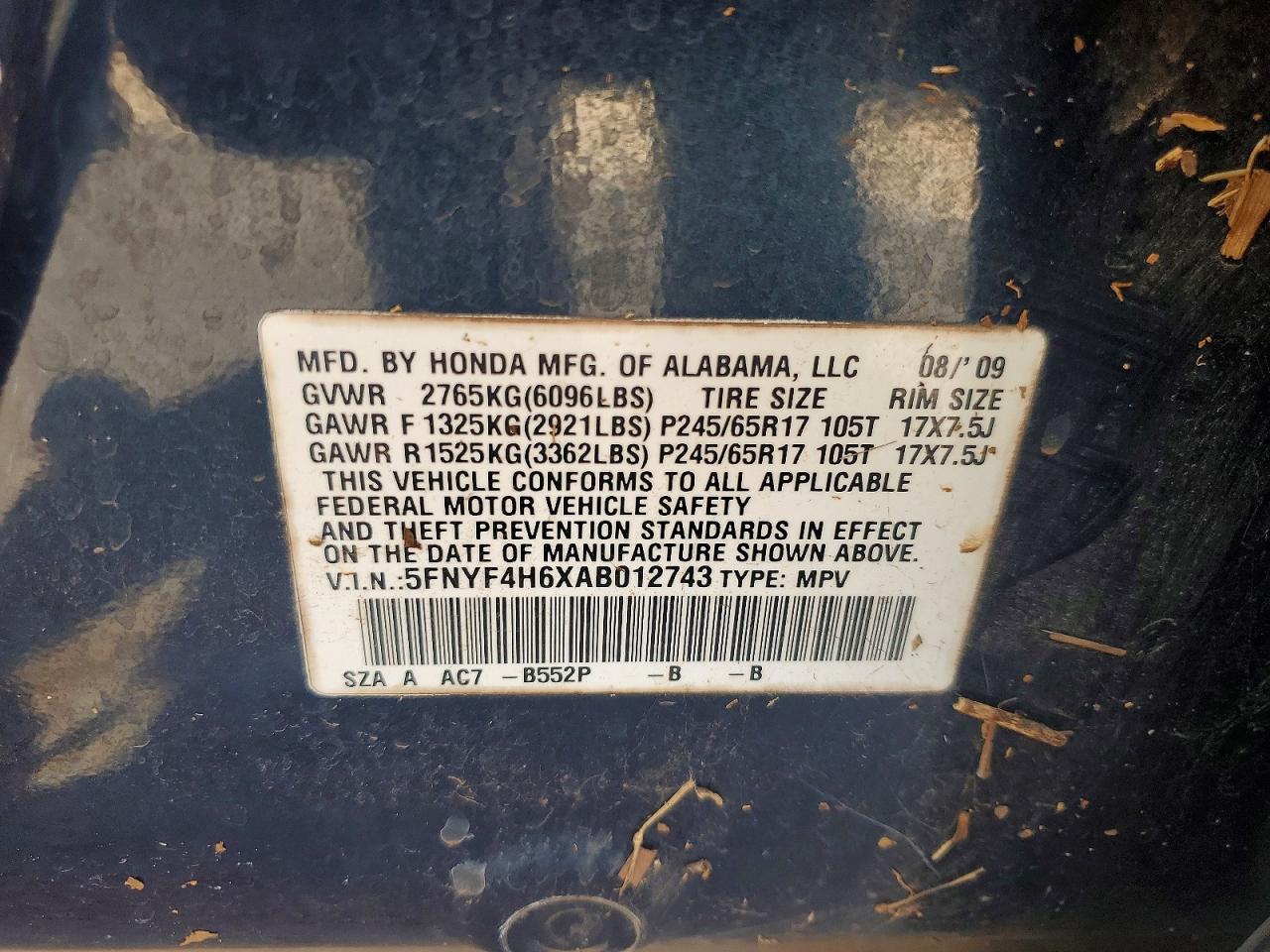 Honda Pilot Exl